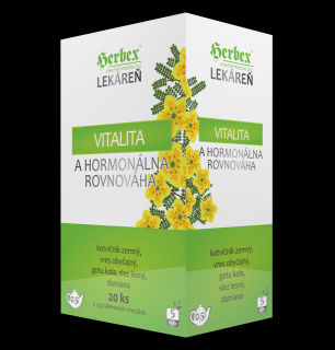 HERBEX Lékárna VITALITA a hormonální rovnováha 20 x 3 g  + vzorek zdarma