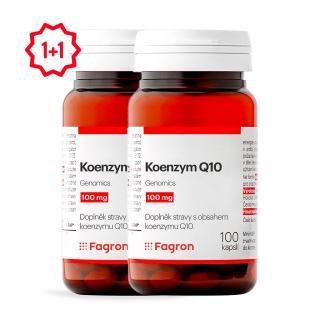 Koenzym Q10 100 mg 100 kapslí 1+1  + dárek zdarma