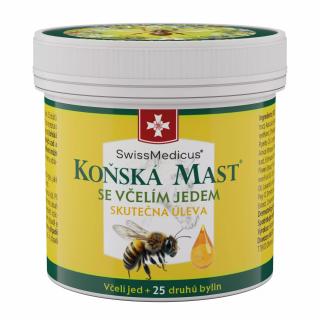 Koňská mast se včelím jedem - 150 ml  + vzorek zdarma