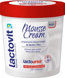 Lactovit Lactourea Mousse Cream hydratační pěnový krém 250ml  + vzorek zdarma