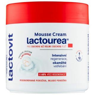 Lactovit Lactourea¹⁰ Mousse Cream hydratační pěnový krém 400ml  + vzorek zdarma