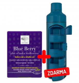 New Nordic Blue Berry™ 120 tablet YOS láhev modrá týdenní ZDARMA  + dárek zdarma