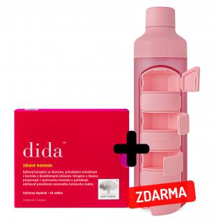 New Nordic dida™ 120 tablet + YOS láhev růžová týdenní ZDARMA  + dárek zdarma