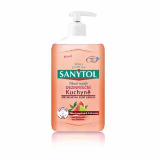 Sanytol dezinfekční mýdlo do kuchyně 250ml – Grapefruit & Limetka  + vzorek zdarma