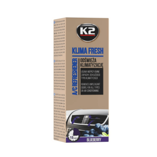 K2 KLIMA FRESH 150 ml Borůvka - Osvěžuje vzduch interiéru vozu