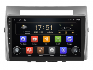 Isudar 2DIN autorádio T72-IEV47 Android, Toyota Corolla Verso