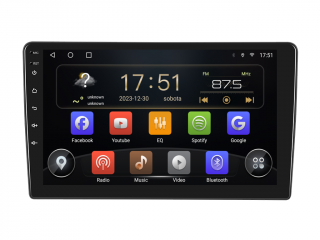 Isudar 2DIN autorádio T72-IEV49 Android, Ford Fiesta / Focus II / Fusion / Galaxy / Kuga / C-Max / S-Max / Transit / Connect