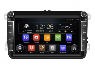 Isudar 2DIN autorádio T72-VW0803F Android s GPS Varianta: RAM 4GB, ROM 32GB