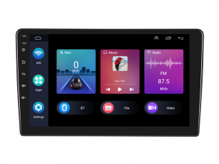 Podofo 2DIN autorádio PEV76 Android, Ford Fiesta / Focus II / Fusion / Galaxy / Kuga / C-Max / S-Max / Transit / Connect