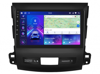 Podofo 2DIN autorádio PEV79 Android, Mitsubishi Outlander II / Citroen C-Crosser / Peugeot 4007