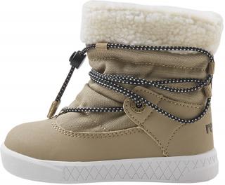 Dětské zimní boty Reima Lumipallo Junior - Light brown Velikost: 39