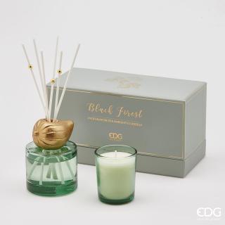 Aroma difuzér se svíčkou - černý les - 100 ml