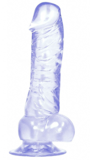 Realistické dildo Crystal Clear Dong