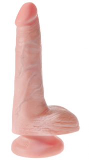 Realistické dildo s varlaty Pipedream King Cock 6  (17,5 cm)