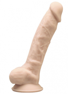 Realistické dildo z paměťového silikonu SILEXD Model 1 (17,5 cm)