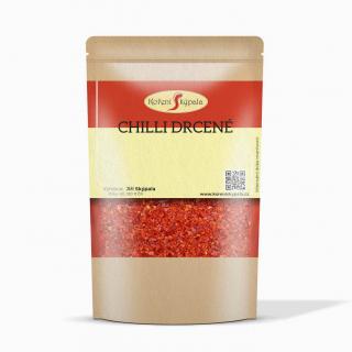 Chilli drcené bez semen Hmotnost: 1 Kg