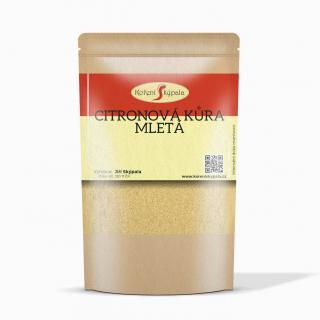 Citrónová kůra mletá Hmotnost: 1 Kg