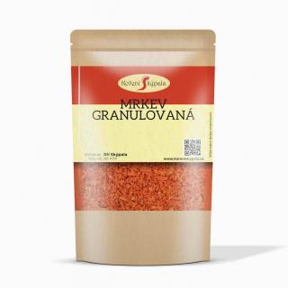 Mrkev granulovaná 2-3 mm Hmotnost: 1 Kg