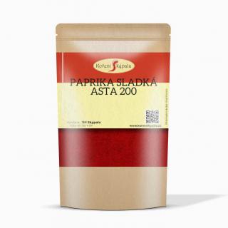 Paprika sladká ASTA 200 Hmotnost: 100 g