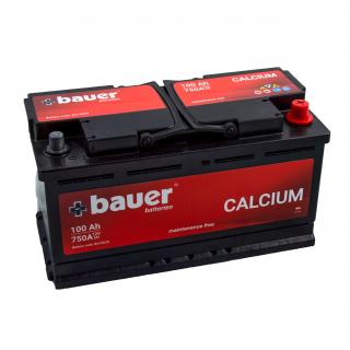 autobaterie BAUER Calcium 100Ah 12V 750A