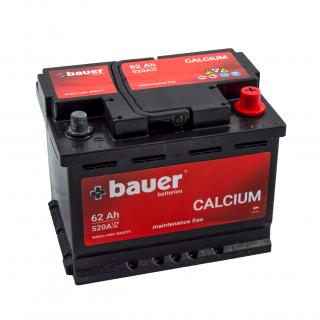 Autobaterie BAUER Calcium 62Ah 12V 520A