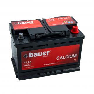 Autobaterie BAUER Calcium 74Ah 12V 680A