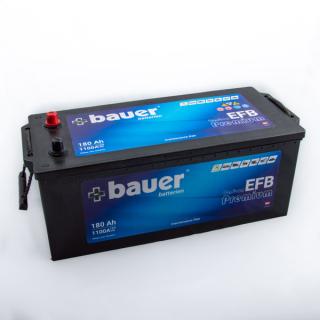 Autobaterie BAUER Carbon EFB 180Ah 12V