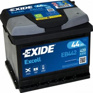 Exide excell 44AH, 420A, 12V, EB442