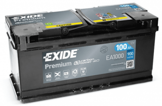 EXIDE Premium 100Ah, 12V, EA1000