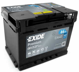 EXIDE Premium 64Ah, 12V, EA640