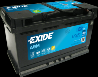 EXIDE Start-Stop AGM 12V 82Ah EK820