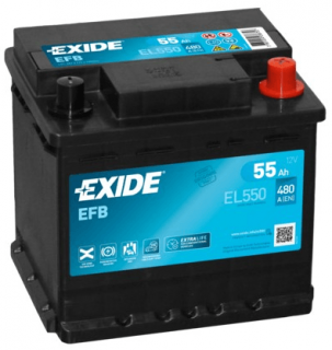 Exide Start-Stop EFB 12V 55Ah EL550