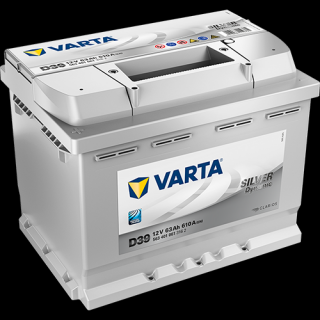 VARTA Silver Dynamic 63Ah, 12V, 610 (D39) - levá