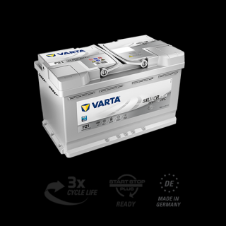 Varta silver dynamic AGM  80Ah, A6 (F21)