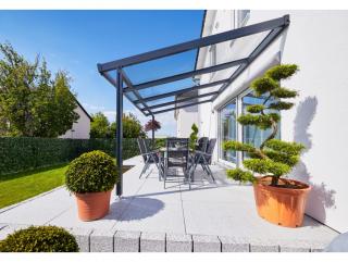 Gutta Terrassendach Premium - VSG sklo / antracitová konstrukce pergola Varianta: 10,14 x 3,06 m