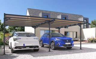 kovový přístřešek / carport TRIGANO JARDIN MISTRAL DOUBLE LG2462 Varianta: kovový přístřešek / carport TRIGANO JARDIN MISTRAL DOUBLE LG2462