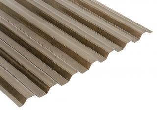 trapézový polykarbonát Marlon CSE ORIGINAL TR 76/16 Varianta: síla 0,8 mm bronz 1,06x2,5m