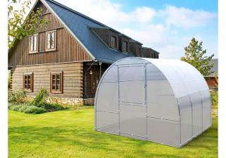 Zahradní skleník z polykarbonátu Gardentec Easy Varianta: Gardentec Easy - 8 x 3 m