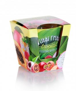 BARTEK CANDLES svíčka ve skle Tutti Frutti - Tropical 115 g