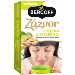 Bercoff  Zázvor s limetkou a vitamínem 40g Extra silný 53%