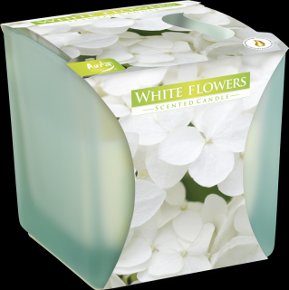 Bispol svíčka white flowers 170g