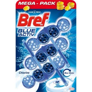 Bref Blue Aktiv Chlorine WC blok 3 x 50 g