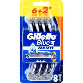 Gillette Blue3 Comfort jednorázová holítka 6+2ks