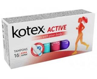 Kotex tampony active super 16ks