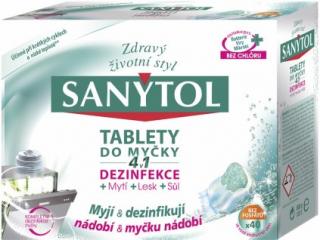 Sanytol 4v1 tablety do myčky nádobí 40 ks