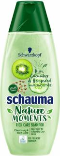 Schauma Nature Moments Hair Smoothie šampon kiwi Okurka a Konopná semínka 400 ml