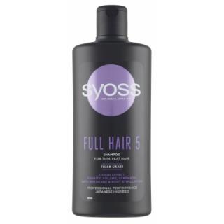 Syoss Full Hair 5 šampon pro slabé a jemné vlasy 440 ml