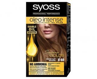 Syoss Oleo Intense Color barva na vlasy bez amoniaku 8-60 Medově plavý