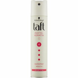 Taft Keratin, lak na vlasy ultra silný, síla fixace 4, 250 ml