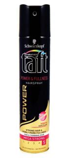 Taft Power & Fullness, lak na vlasy mega silná fixace, síla fixace 5, 250 ml